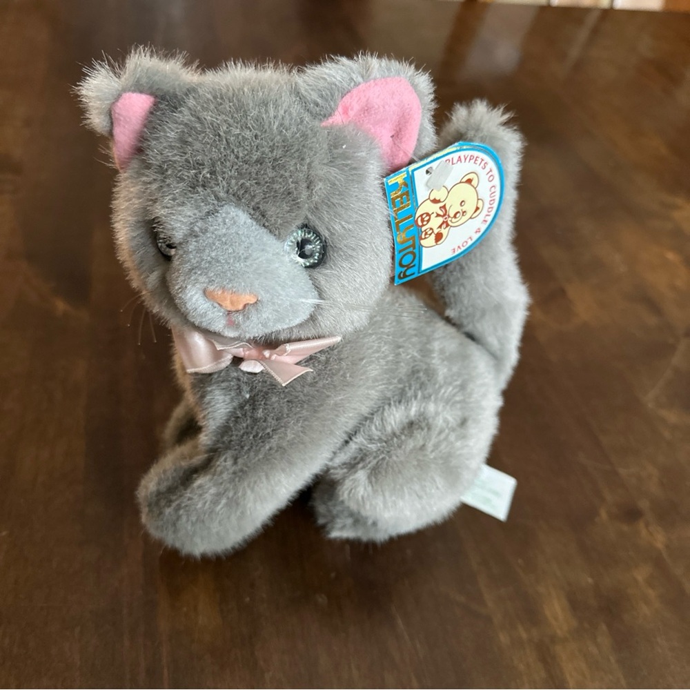 New Vintage‎ Kelly Toy Cat Kitten Stuffed Plush Animal Kellytoy Playpets Nursery